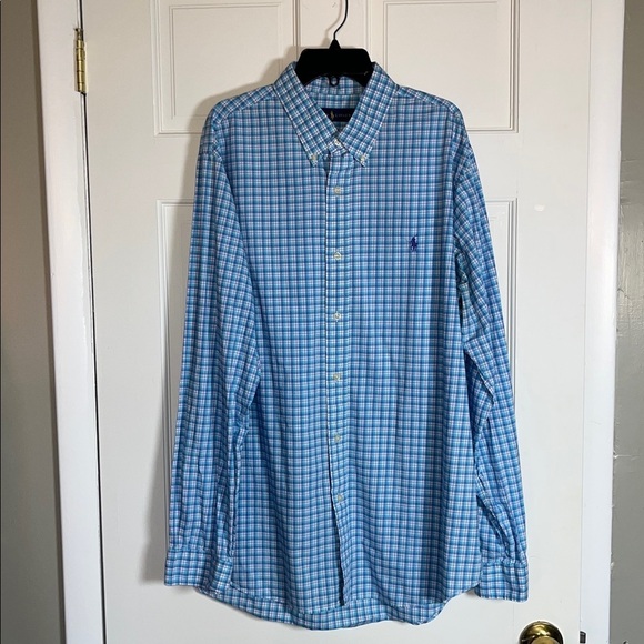 Ralph Lauren Blue Label Other - Ralph Lauren men’s blue plaid shirt size XLTG